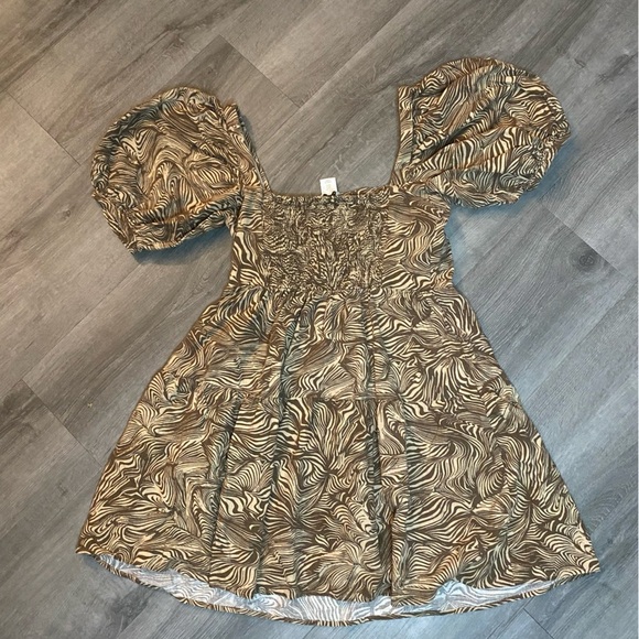 House of Harlow 1960 Puff Sleeve Mini Dress - Picture 6 of 7